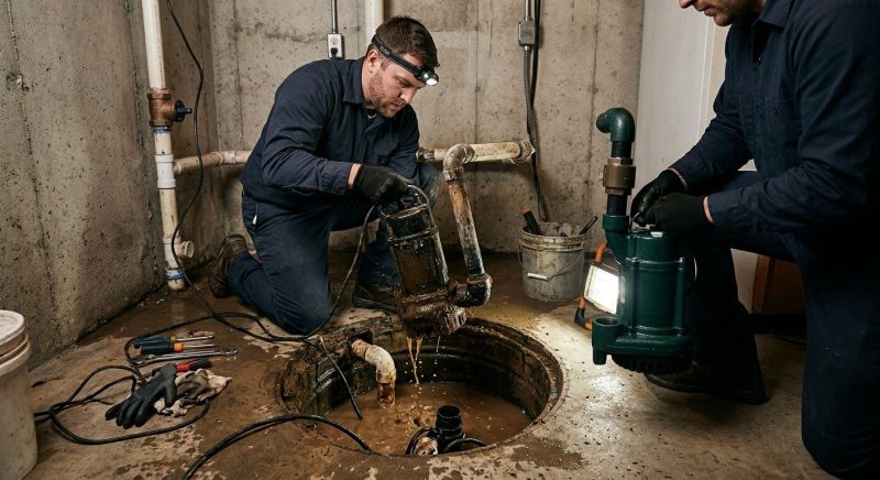 Basement Sump Pump Service in Framingham, MA