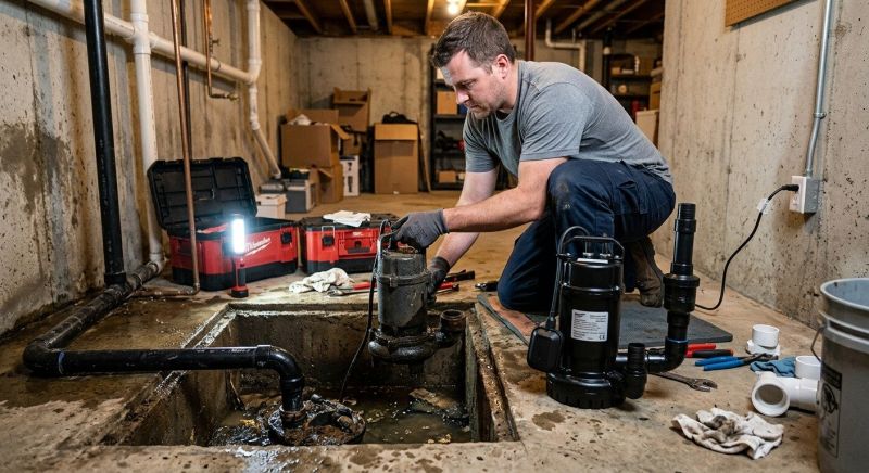 Basement Sump Pump Service in Framingham, MA