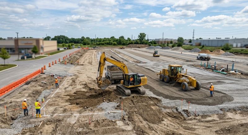Commercial Site Preparation in Katy, TX