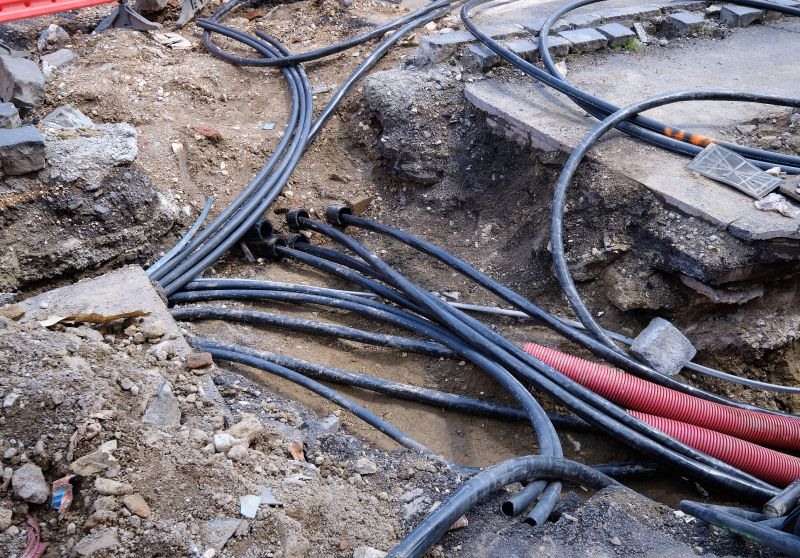 Electrical Line Trenching in Houston, TX