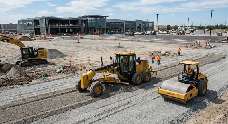 Parking Lot Leveling in Houston, TX