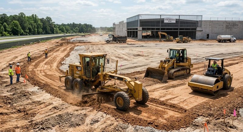 Parking Lot Excavation in Houston, TX